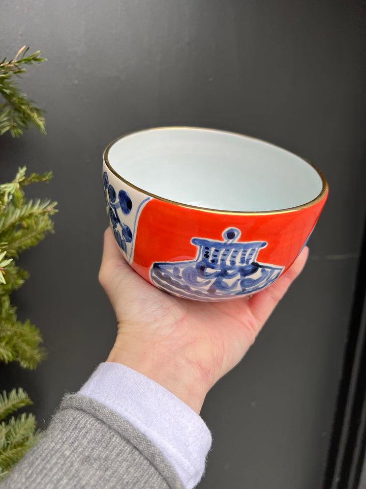 Cafe Au Lait Bowl- Freer House Delft