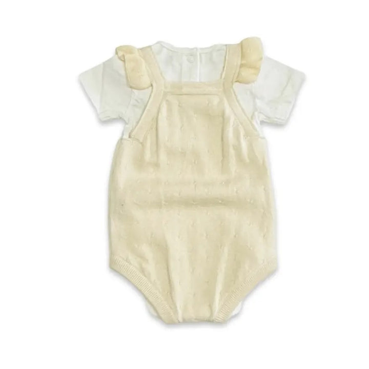 Embroidered Baby Romper- Strawberries