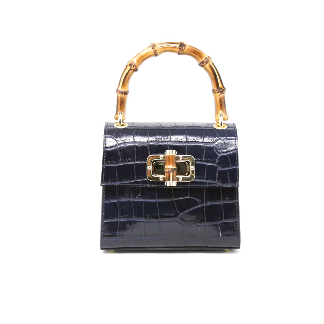 Bambu Manico Purse-Marina