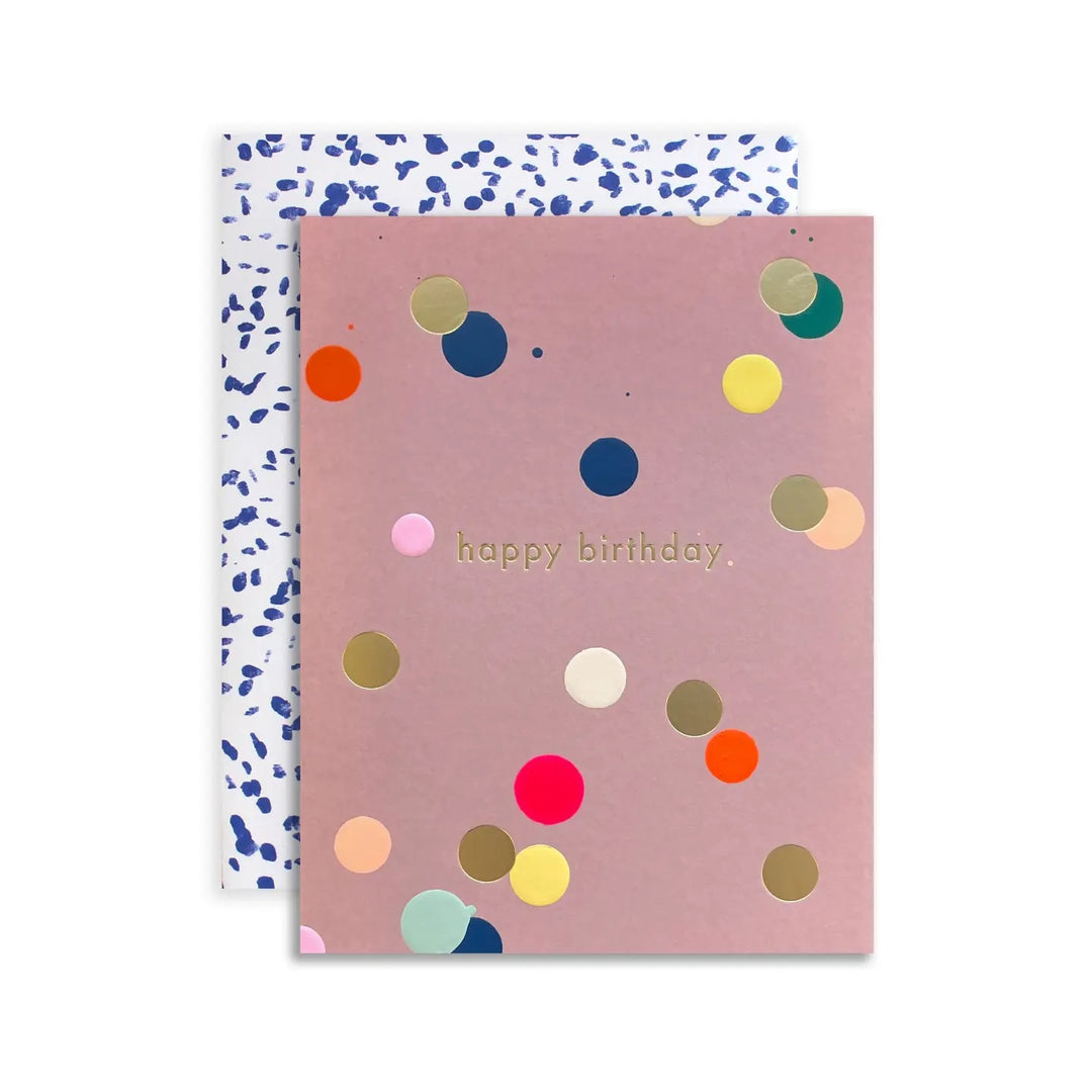 Celebrating Birthday Dot Card