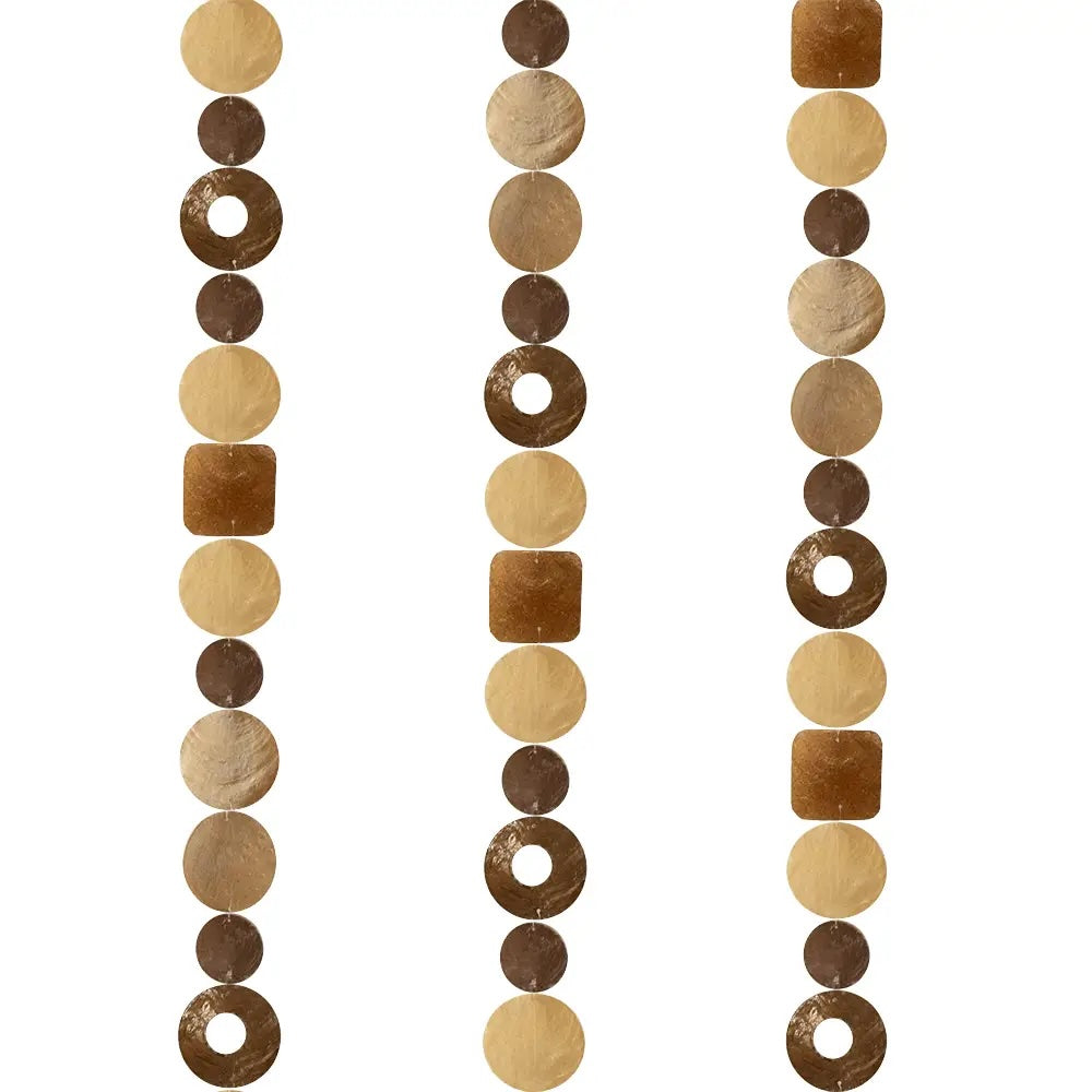 Capiz Shell Strand- Beautiful Browns
