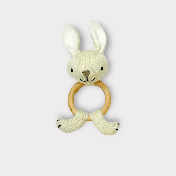 Bunny Baby Teething Rattle Toy