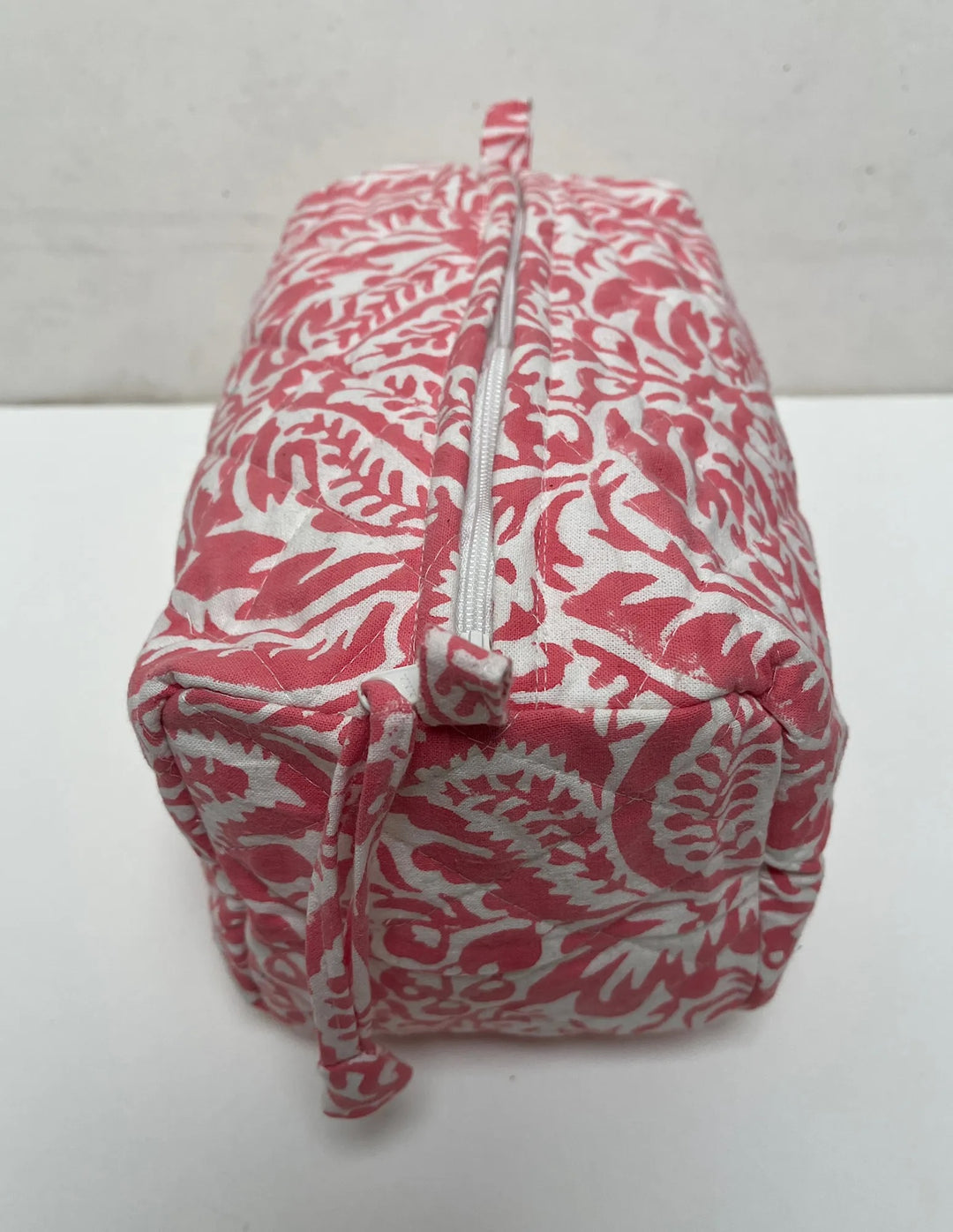 Cypress Coral Cosmetic Bag- Large