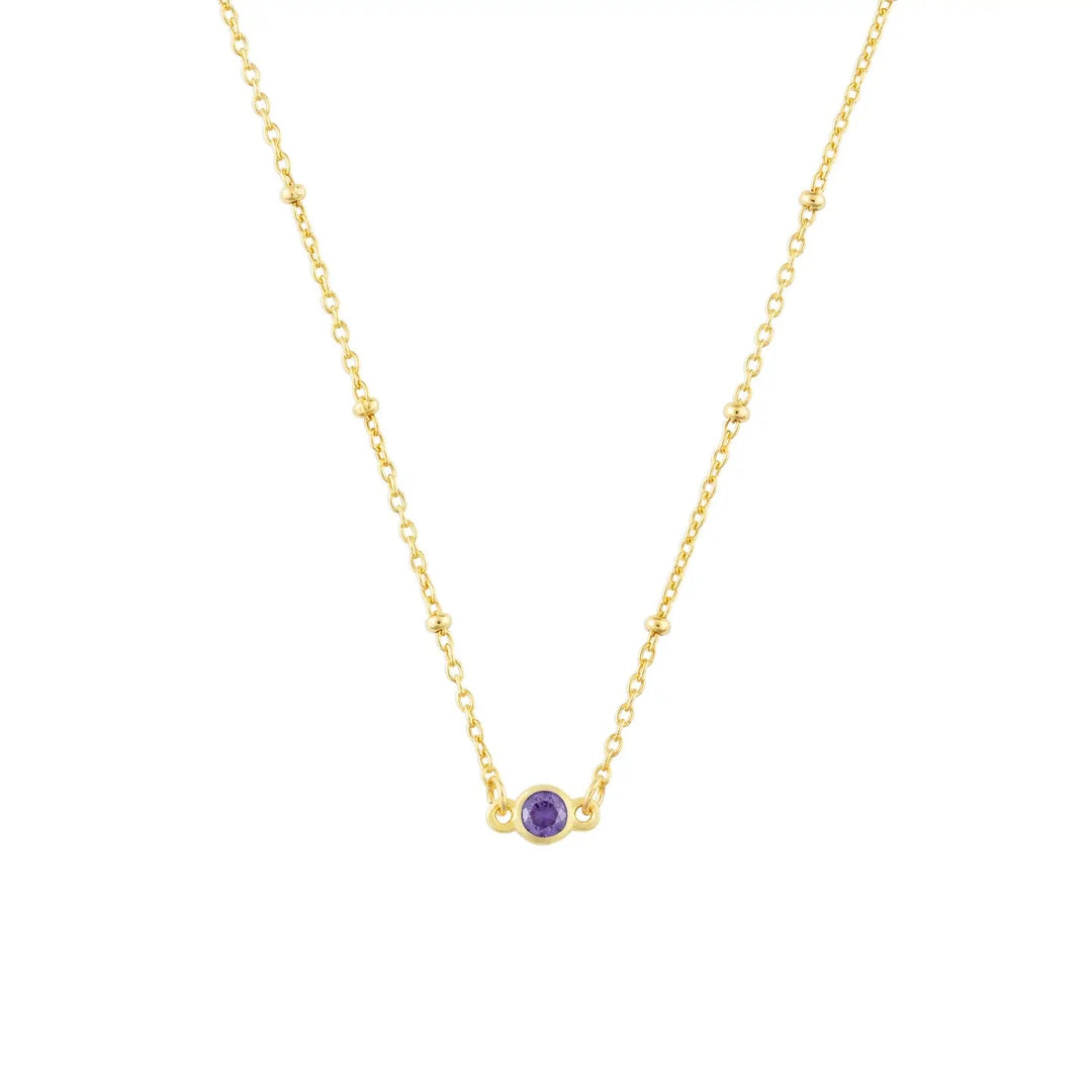 Dainty Chain- Amethyst