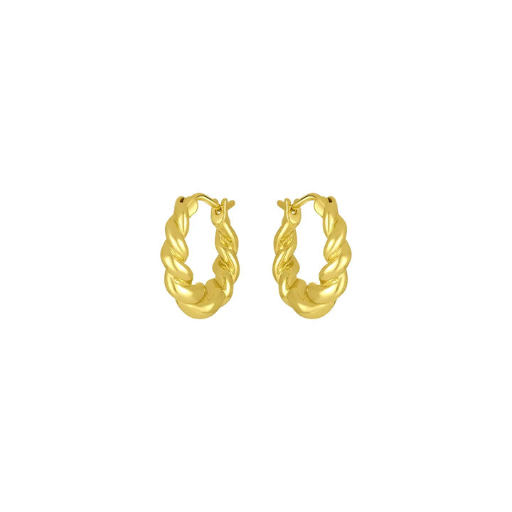 Eliza Gold Huggie Earrings