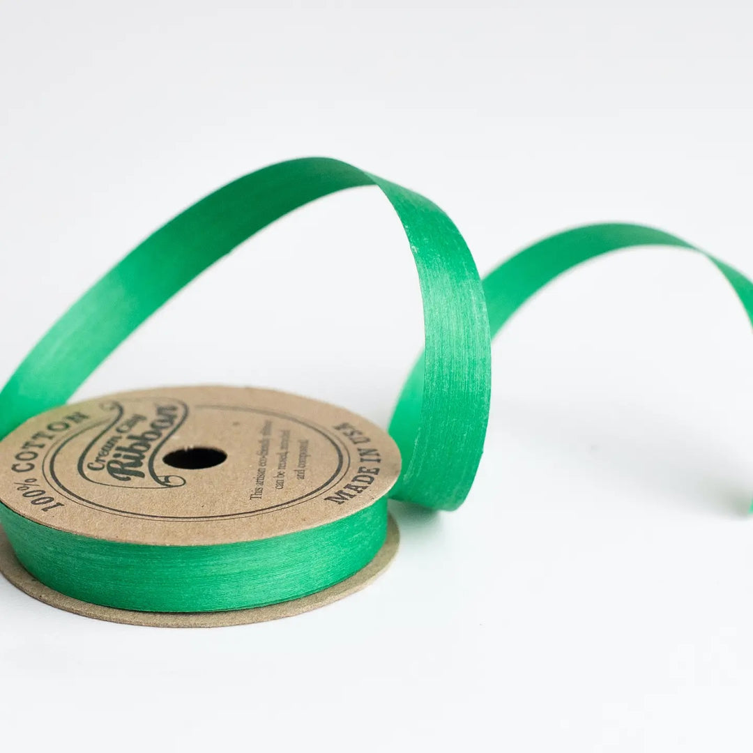 Green Cotton Curling Ribbon