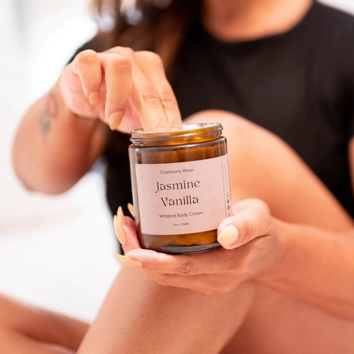 Jasmine Vanilla Whipped Body Cream- Large Bottle