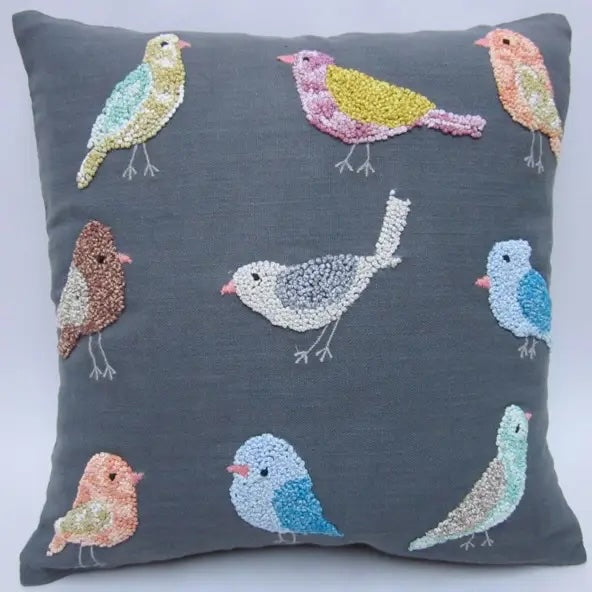 Knotty Birds- Charcoal