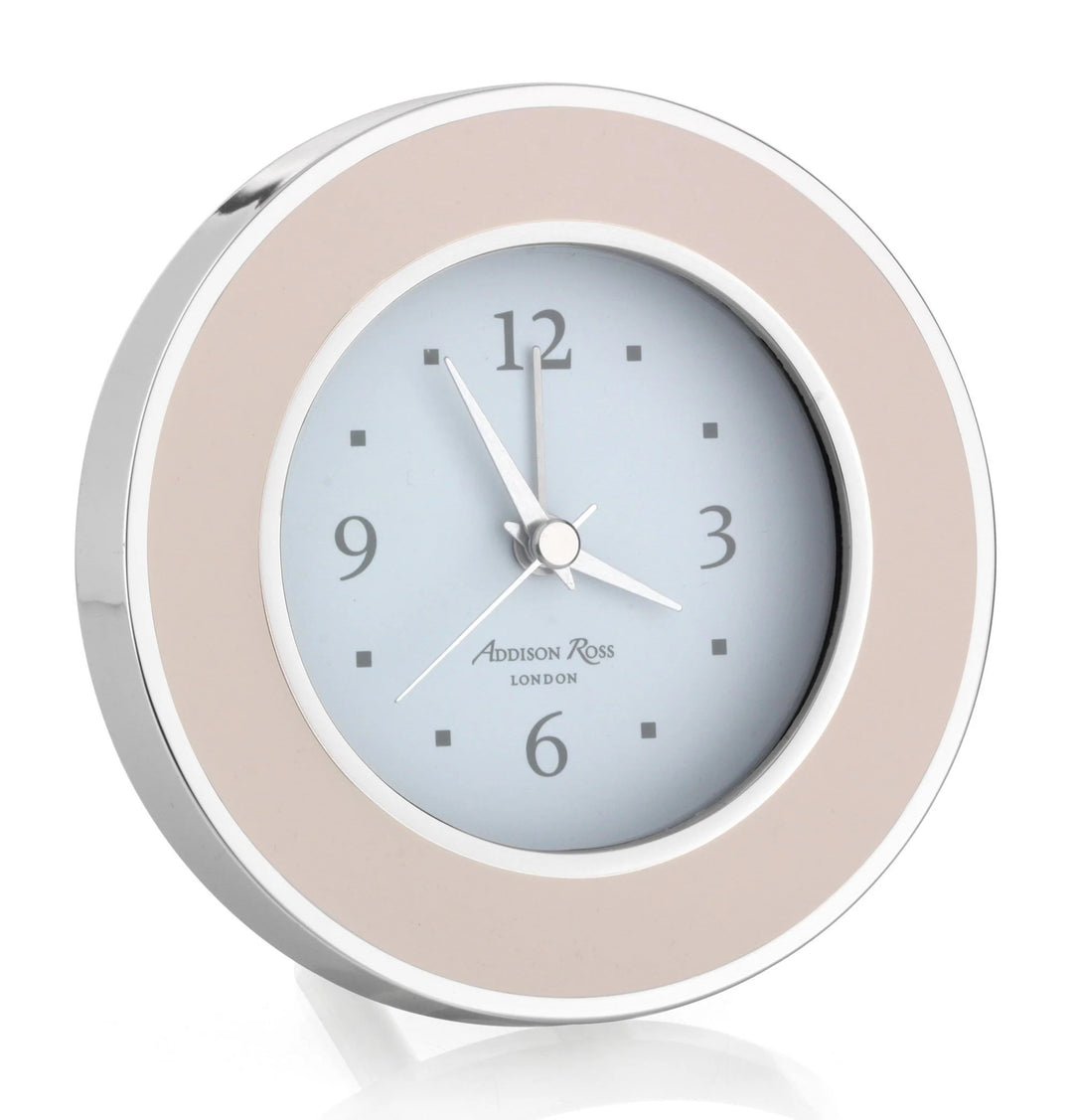 Light Pink & Sliver Alarm Clock