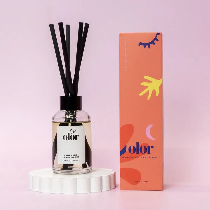Mandarin + Sandalwood Reed Diffuser