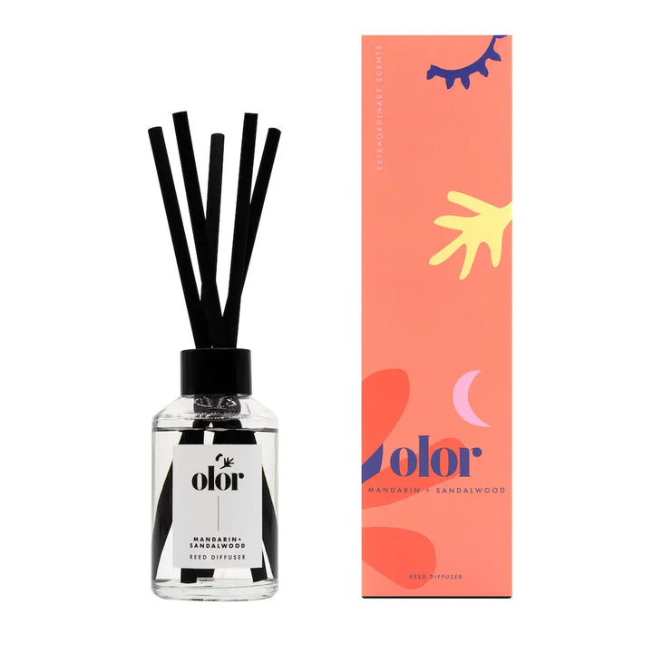 Mandarin + Sandalwood Reed Diffuser