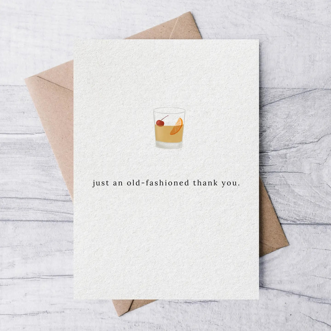 Old Fashioned Thank You Card