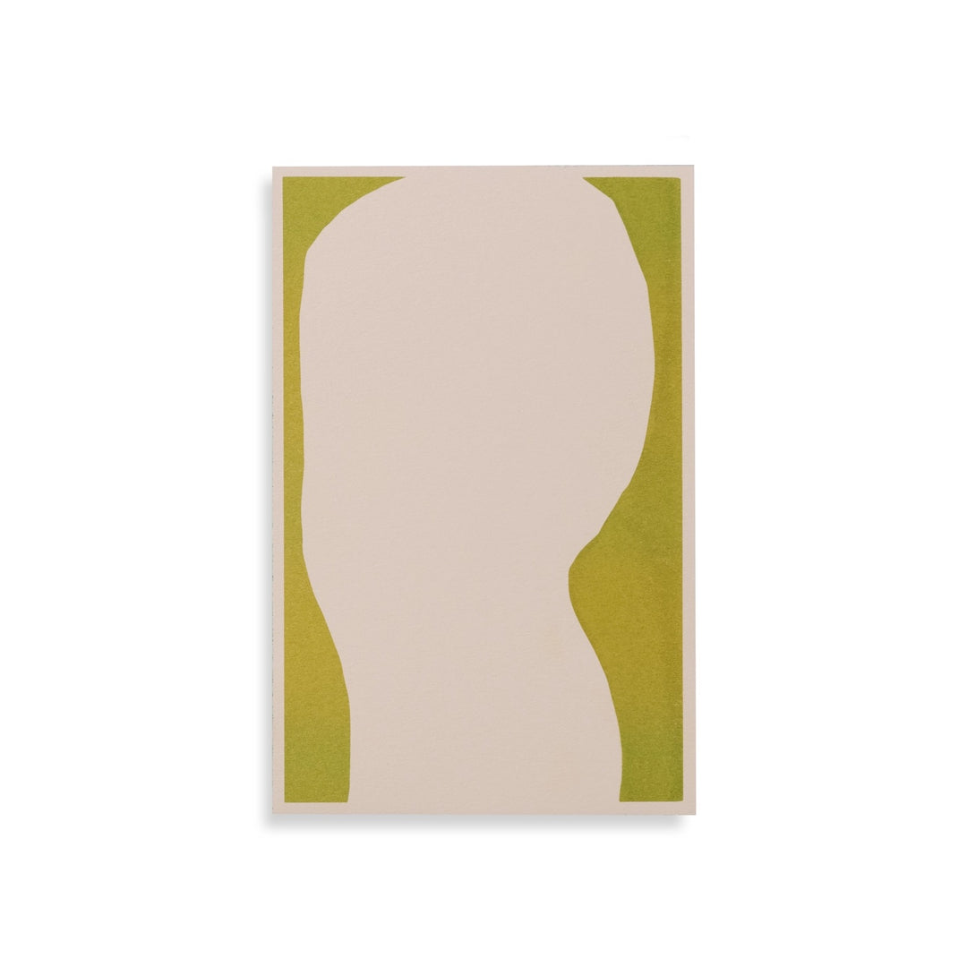 Olive Shape Note Pad