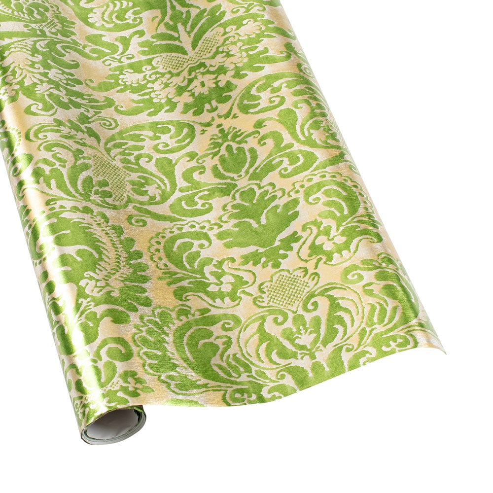 Green Palazzo Foil Wrapping Paper