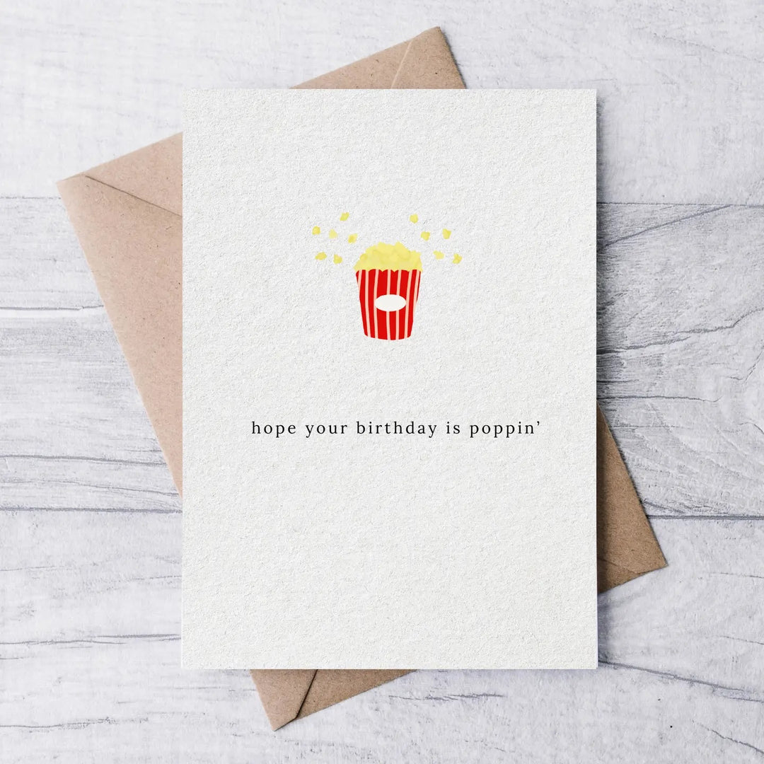 Poppin' Birthday Card