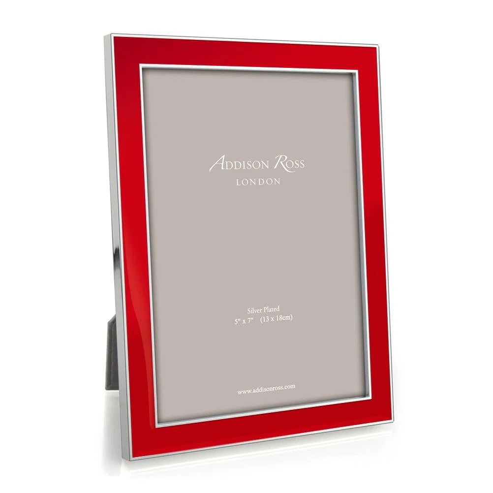 Red Enamel Frame