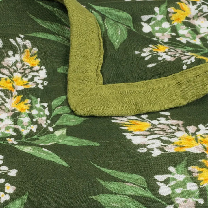 Green Floral Big Lovey