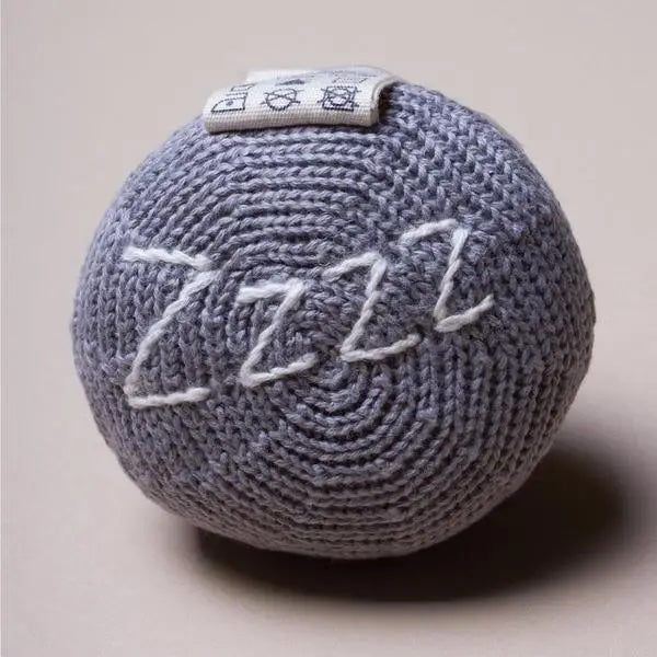 Sleeping Moon Baby Rattle