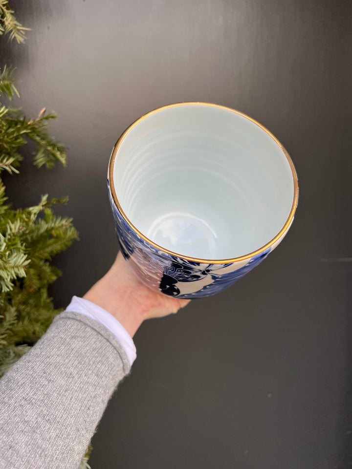Large Slim Keith Vase- Le Bird Delft