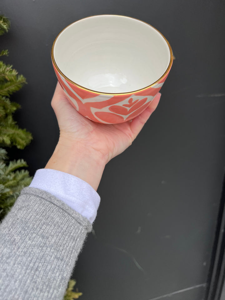 Cafe Au Lait Bowl- Tjanting Red