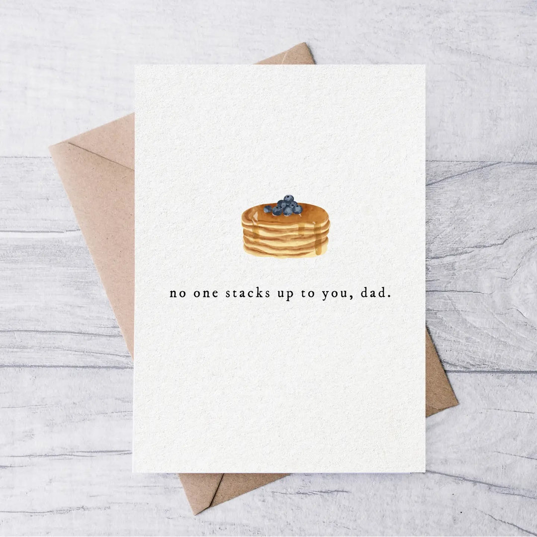 Stacks Up Father's Day Card