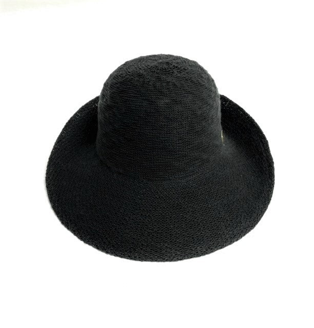 Turn Brim Hat-Black