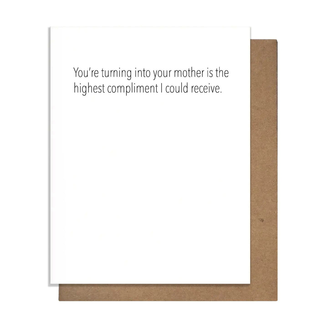 Turning Into Mom Card