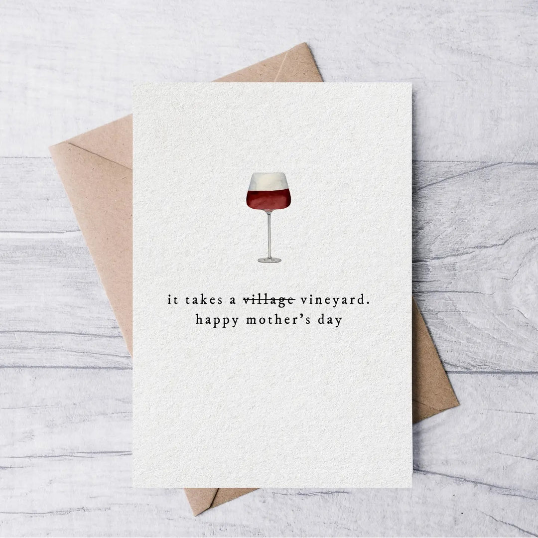 Vineyard Mother's Day Card