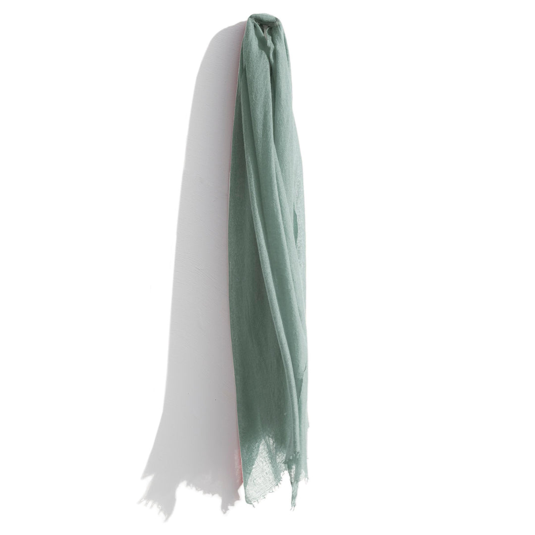 Cashmere Whisper Featherweight Scarf- Sea Foam