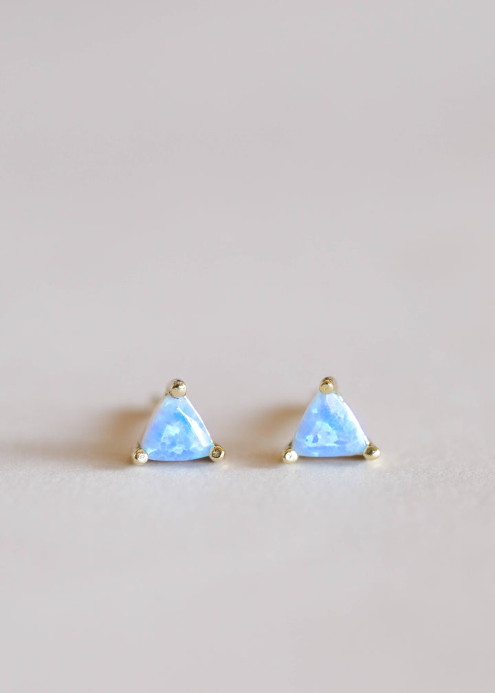 Blue Opal Mini Energy Gem Earring