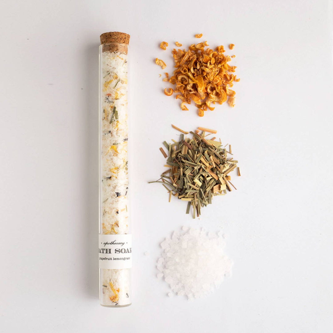 Grapefruit Lemongrass : Bath Soak Test Tube