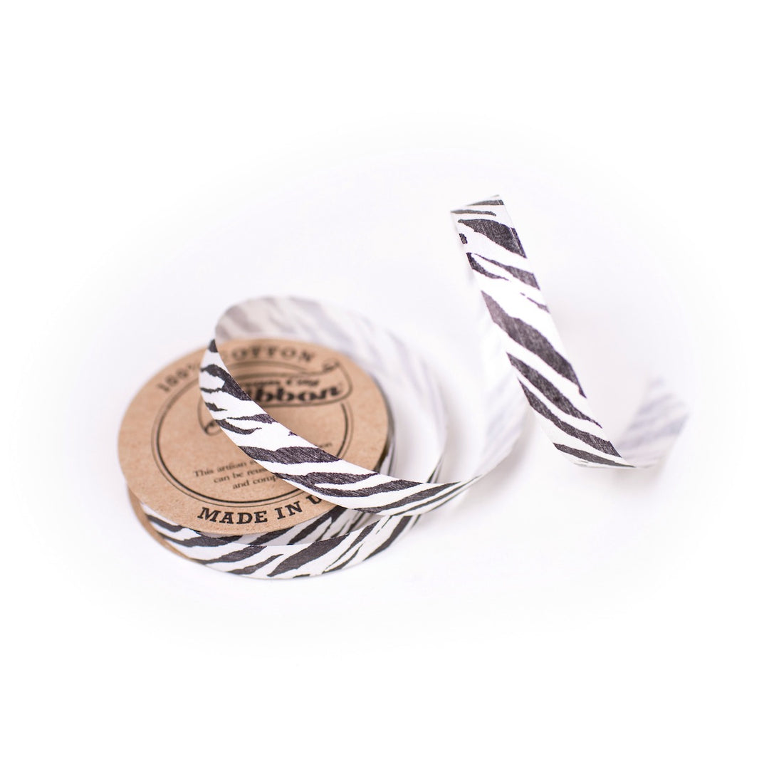 Zebra Cotton Curling Ribbon