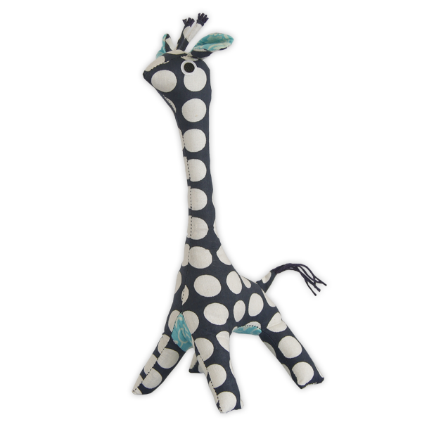 Patchwork Giraffe Indigo