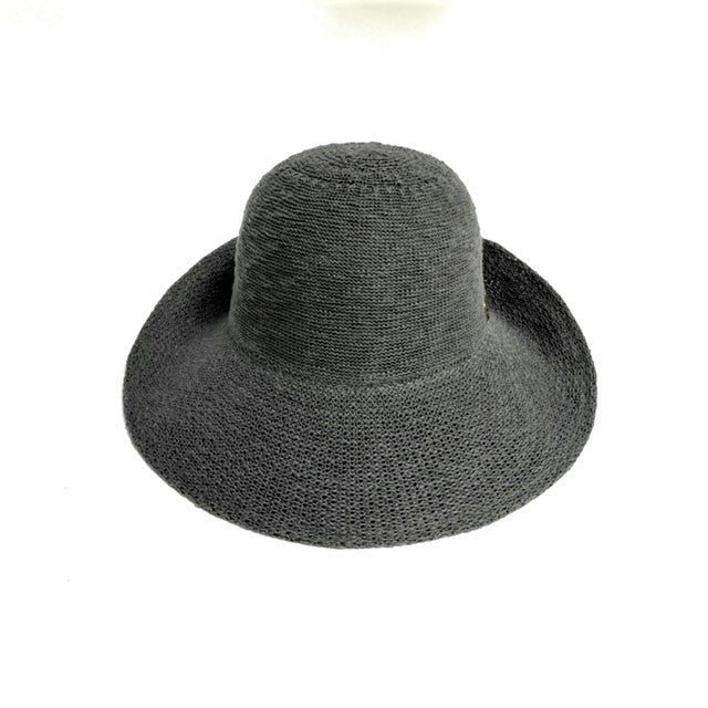 Turn Brim Hat- Charcoal