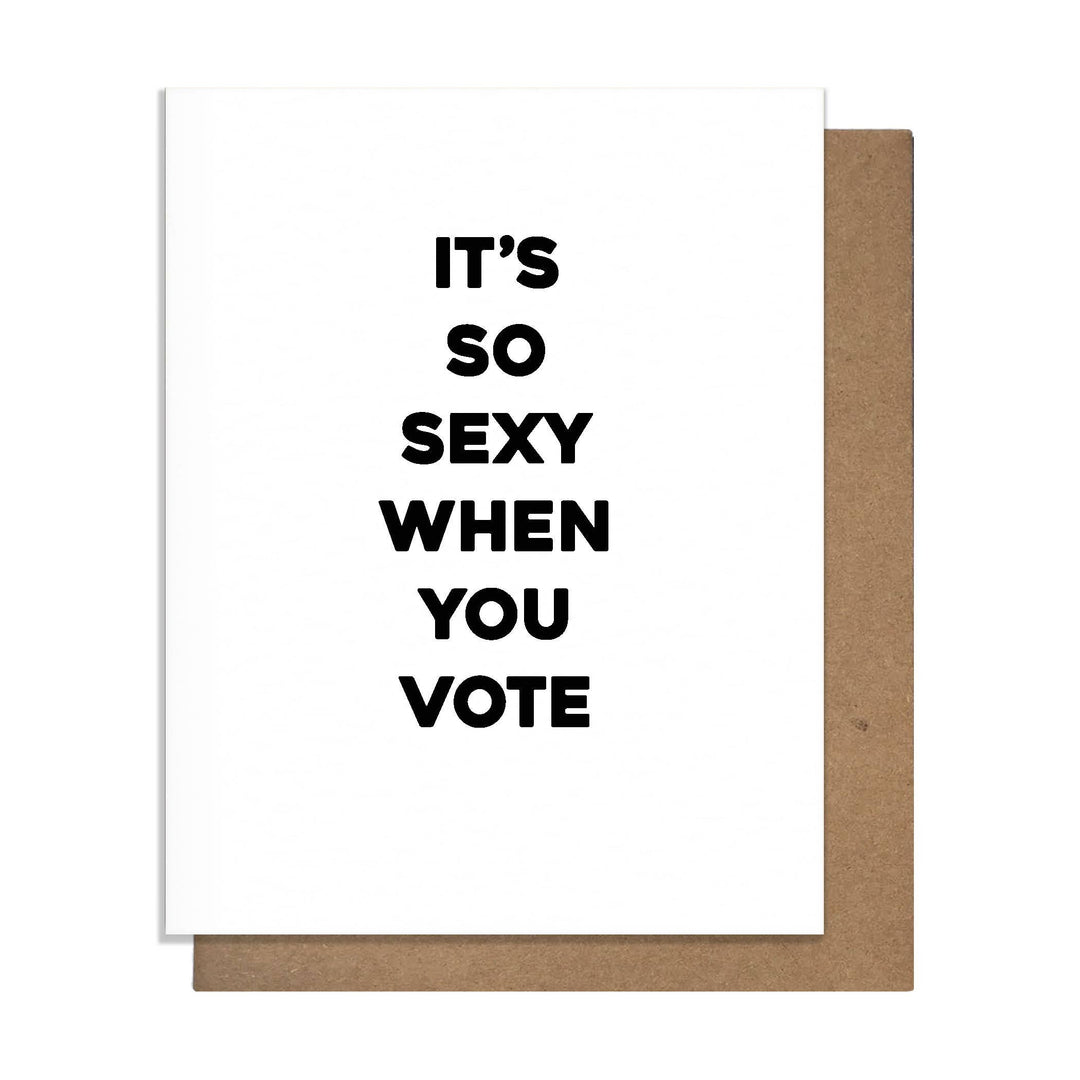 Tarjeta de voto sexy