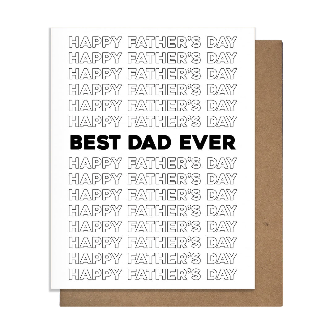Best Dad Ever Card