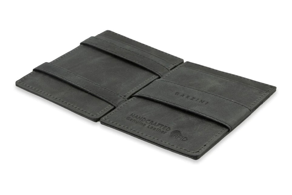 Garzini Essenziale Magic Wallet Airtag- Brushed Black