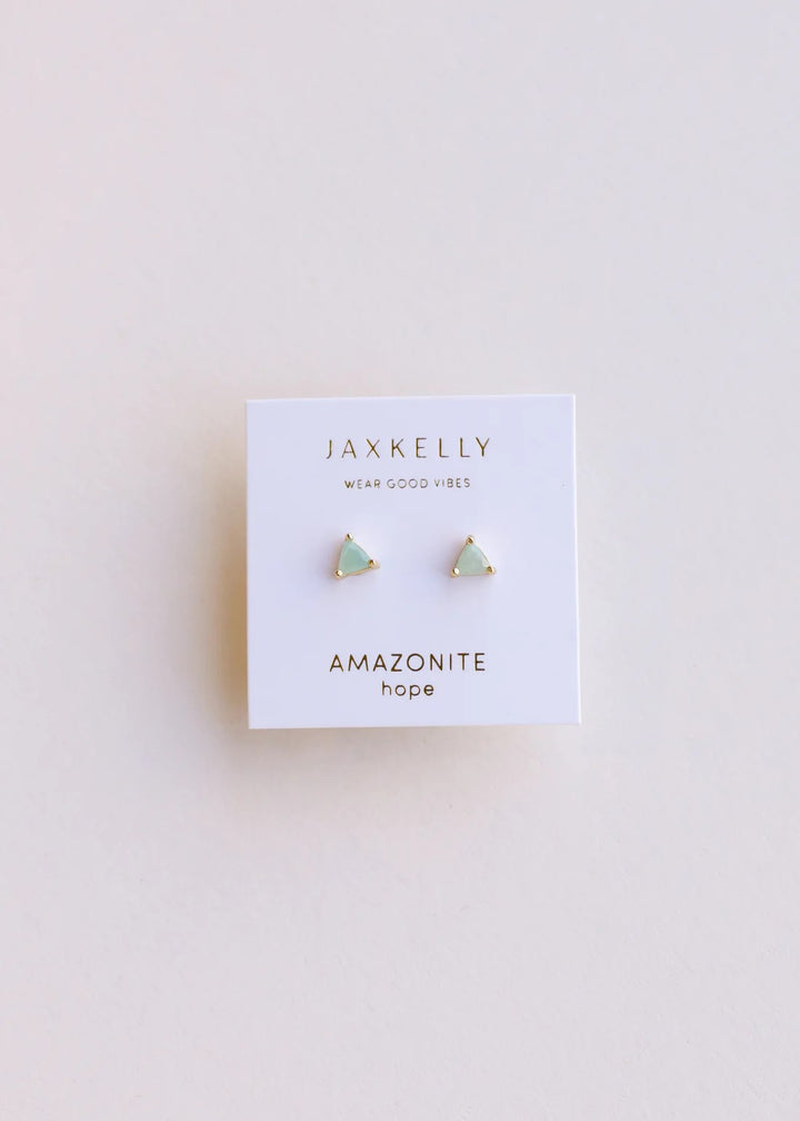 Amazonite Mini Energy Gem Earring