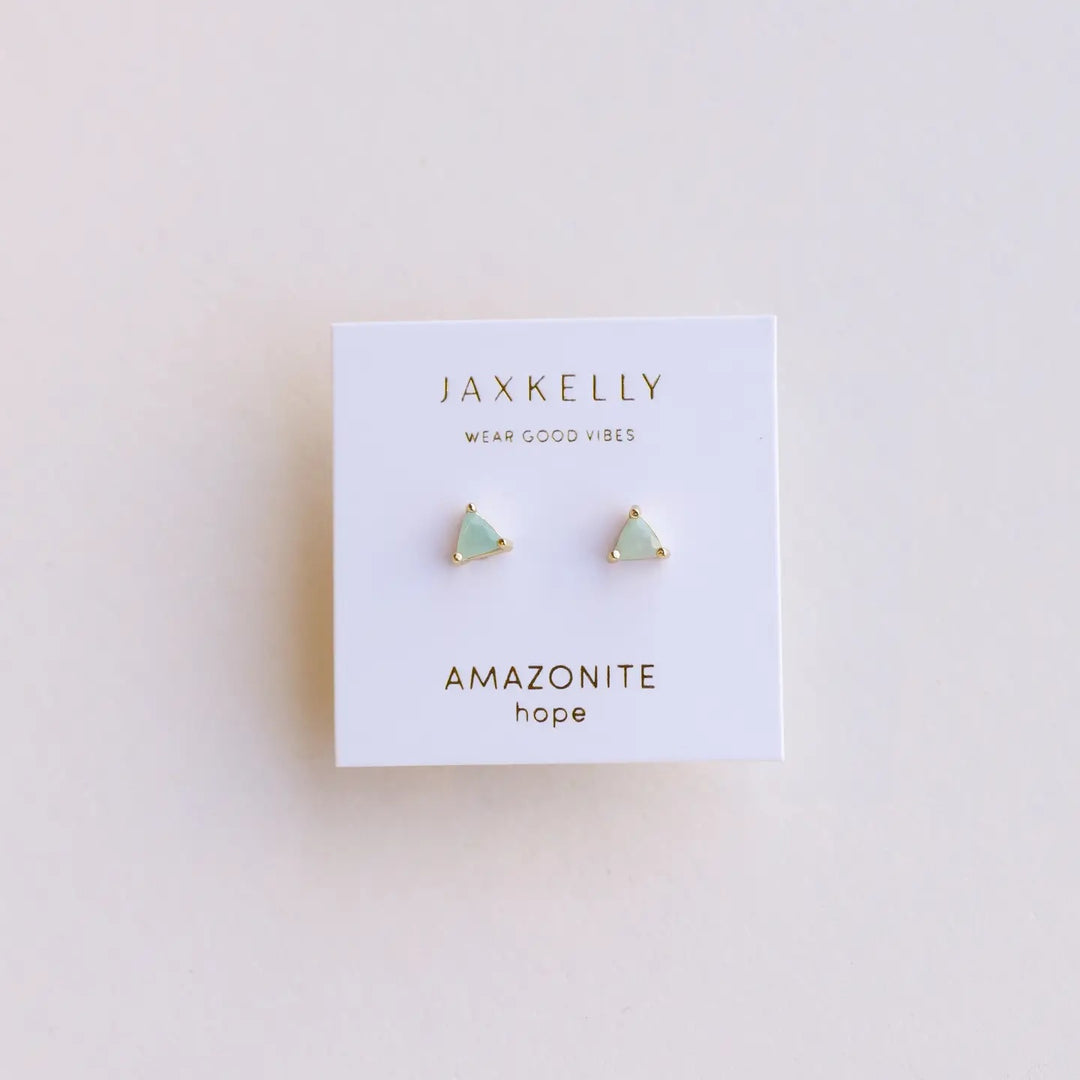 Amazonite Mini Energy Gem Earring