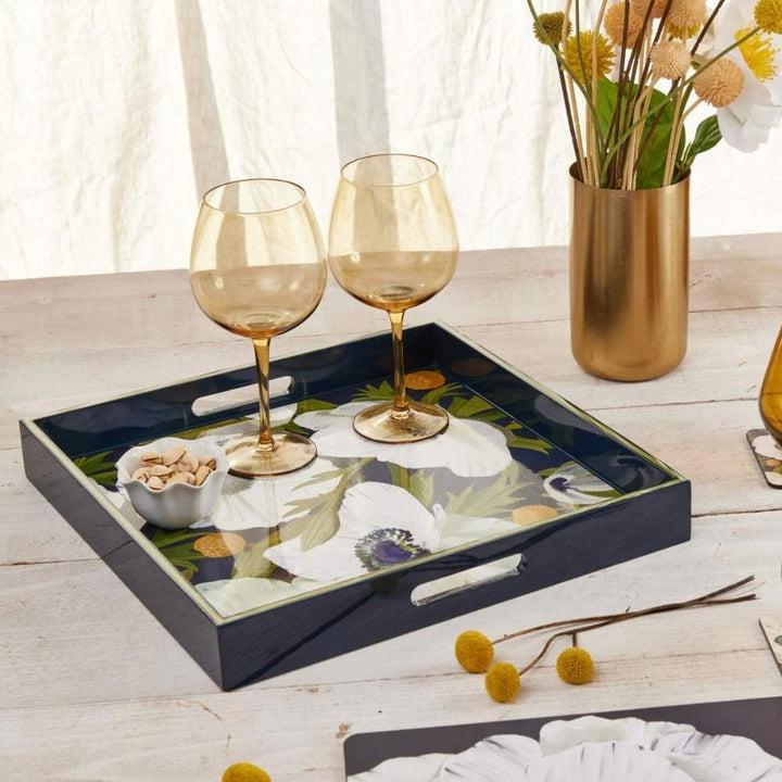 Anemone Poppy Serving Tray