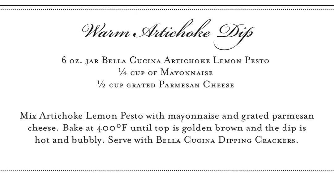 Dressed Artichoke Pesto & Pane