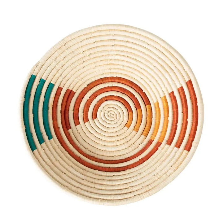 Asymmetric Hand Woven Basket