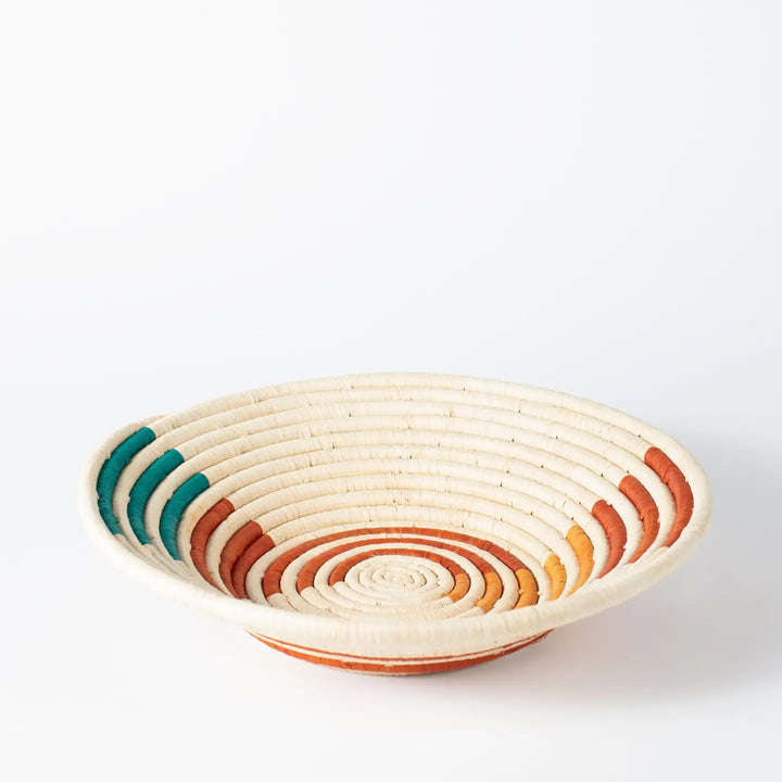 Asymmetric Hand Woven Basket