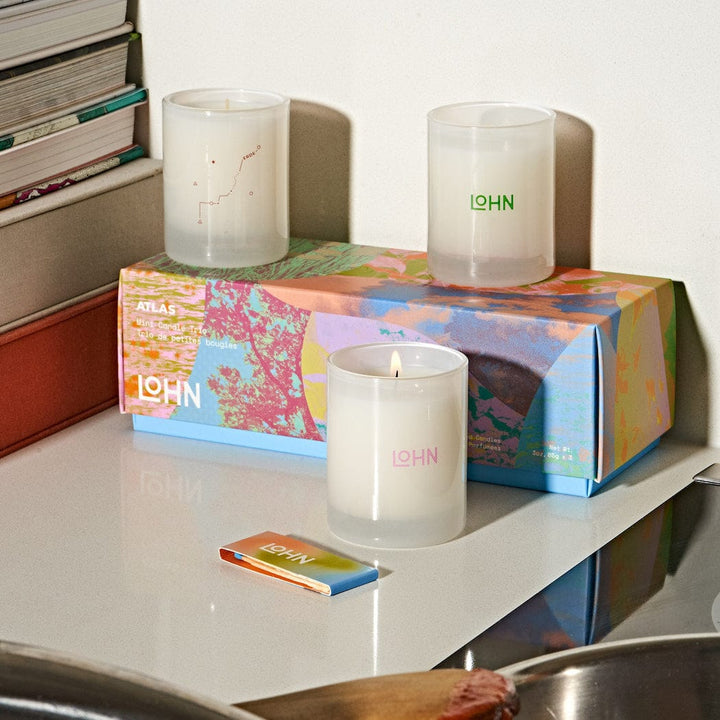 ATLAS- Mini Candle Trio