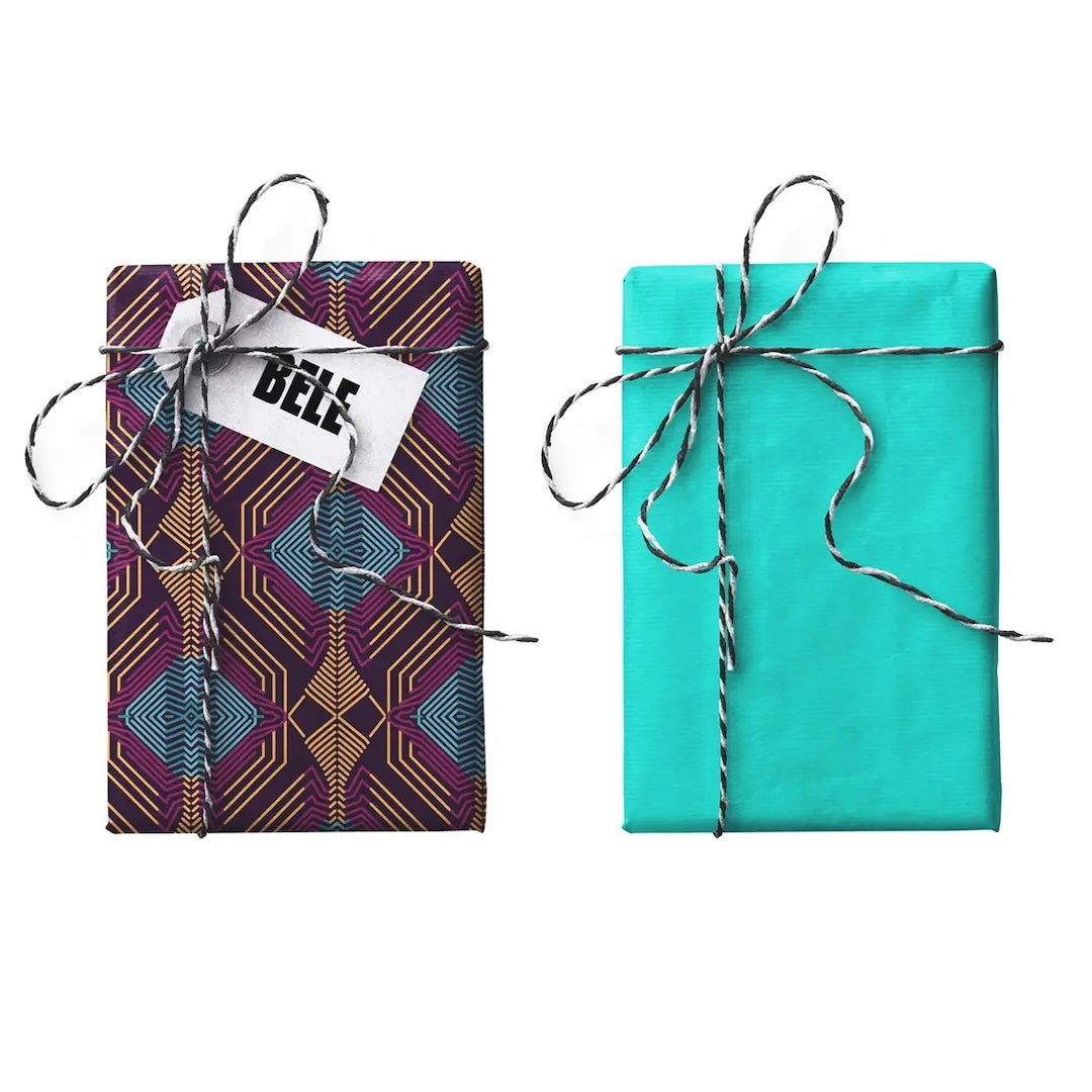 Bele Double Sided Stone Gift Wrap Paper