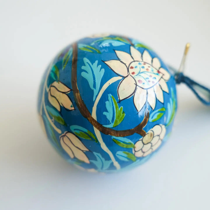 Blue Flower Bauble