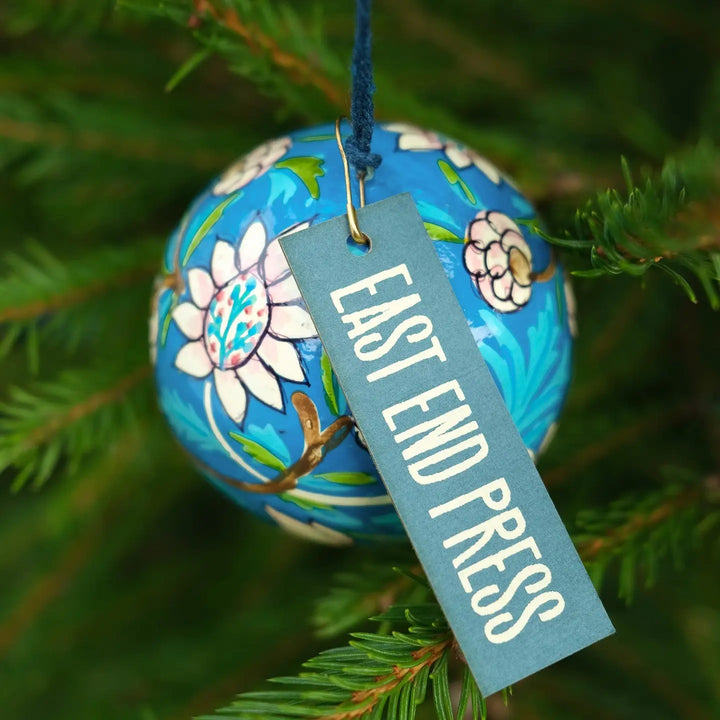 Blue Flower Bauble