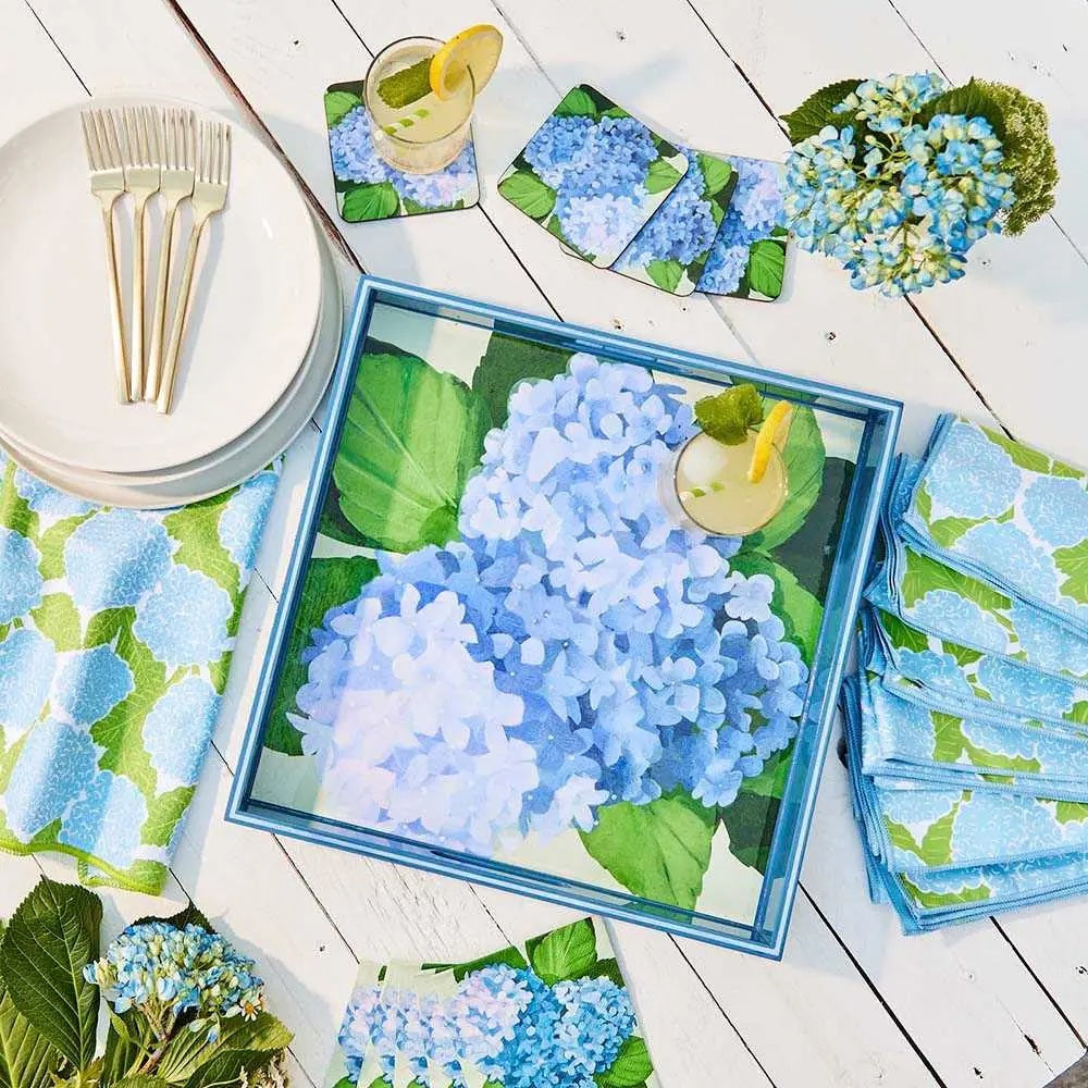 Blue Hydrangea Tray