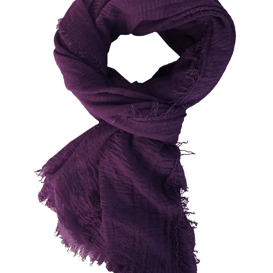 Boho Scarf - Plum