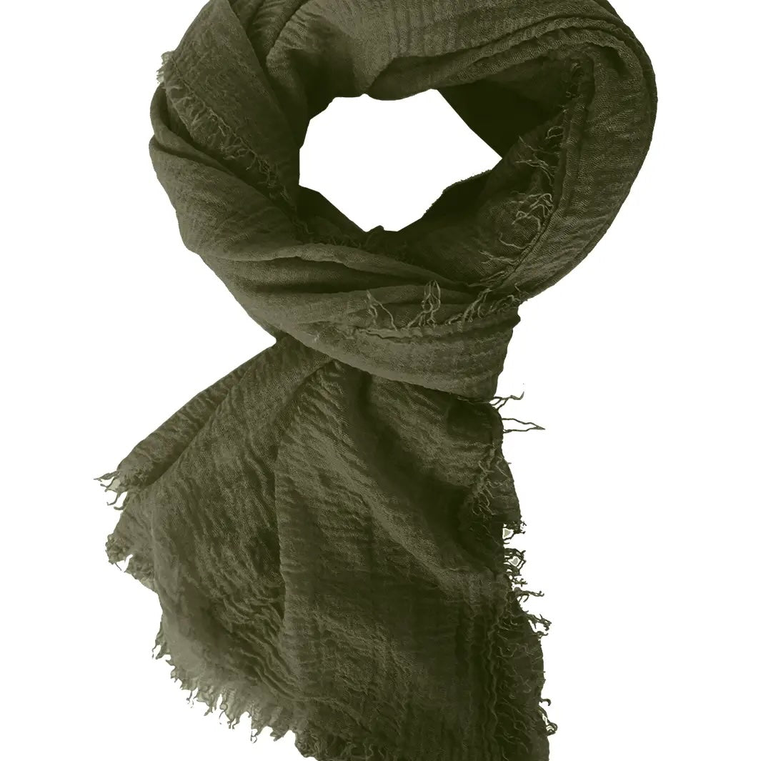 Boho Scarf -Army Green